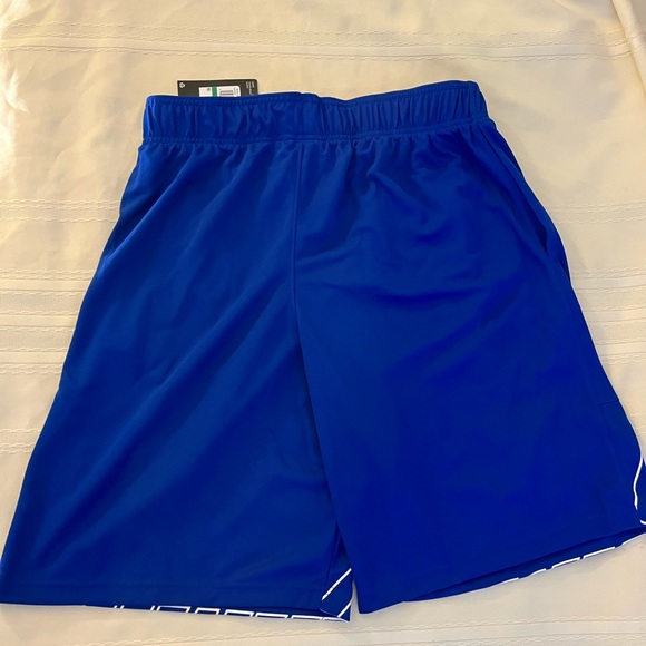 NWT Men's Blue Under Armour Baseline Speed Shorts (L) - Picture 3 of 4